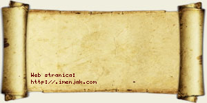 Isidora Mandžukić vizit kartica